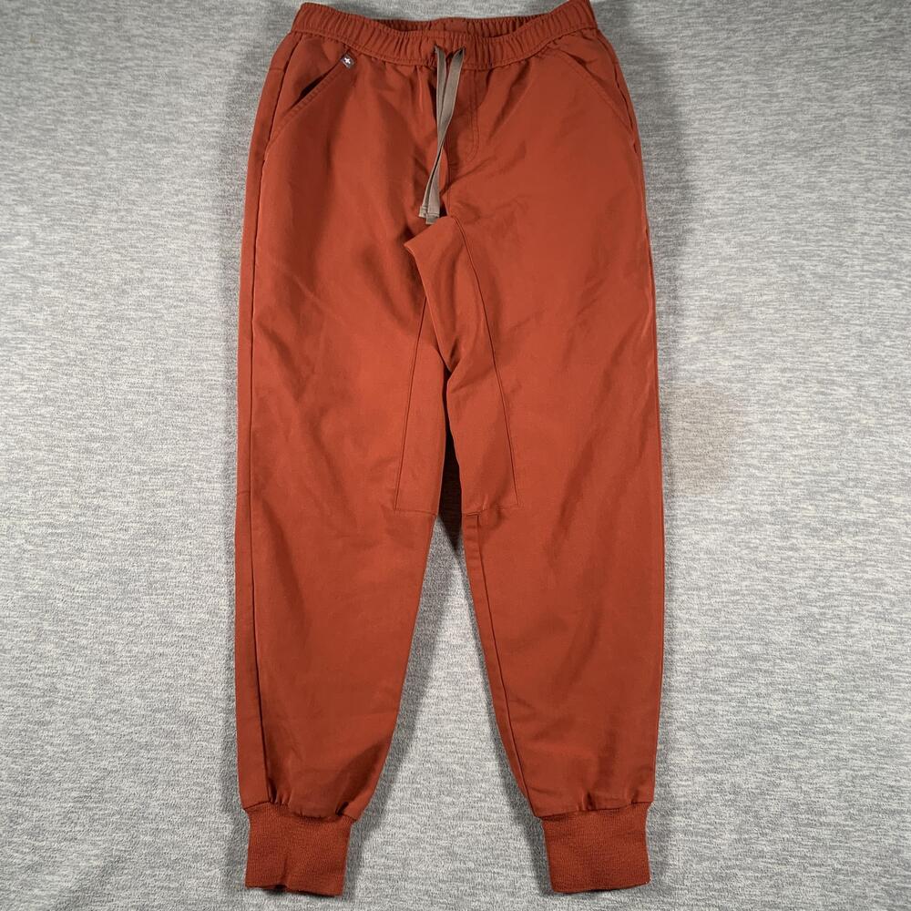 FIGS Pants Mens XS Orange Technical Collection Jogger Scrub Workwear Stretch